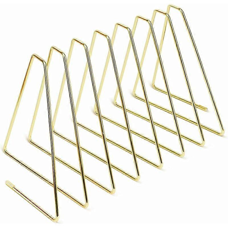 Bookends, Metal Book Stopper, Triangular Retractable Bookend, Bookends for