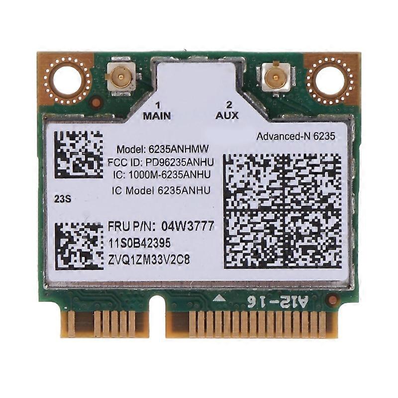 6235ANHMW 802.11n 300Mbps διπλή ζώνη μισή μίνι PCie ασύρματη κάρτα WiFi BT4.0