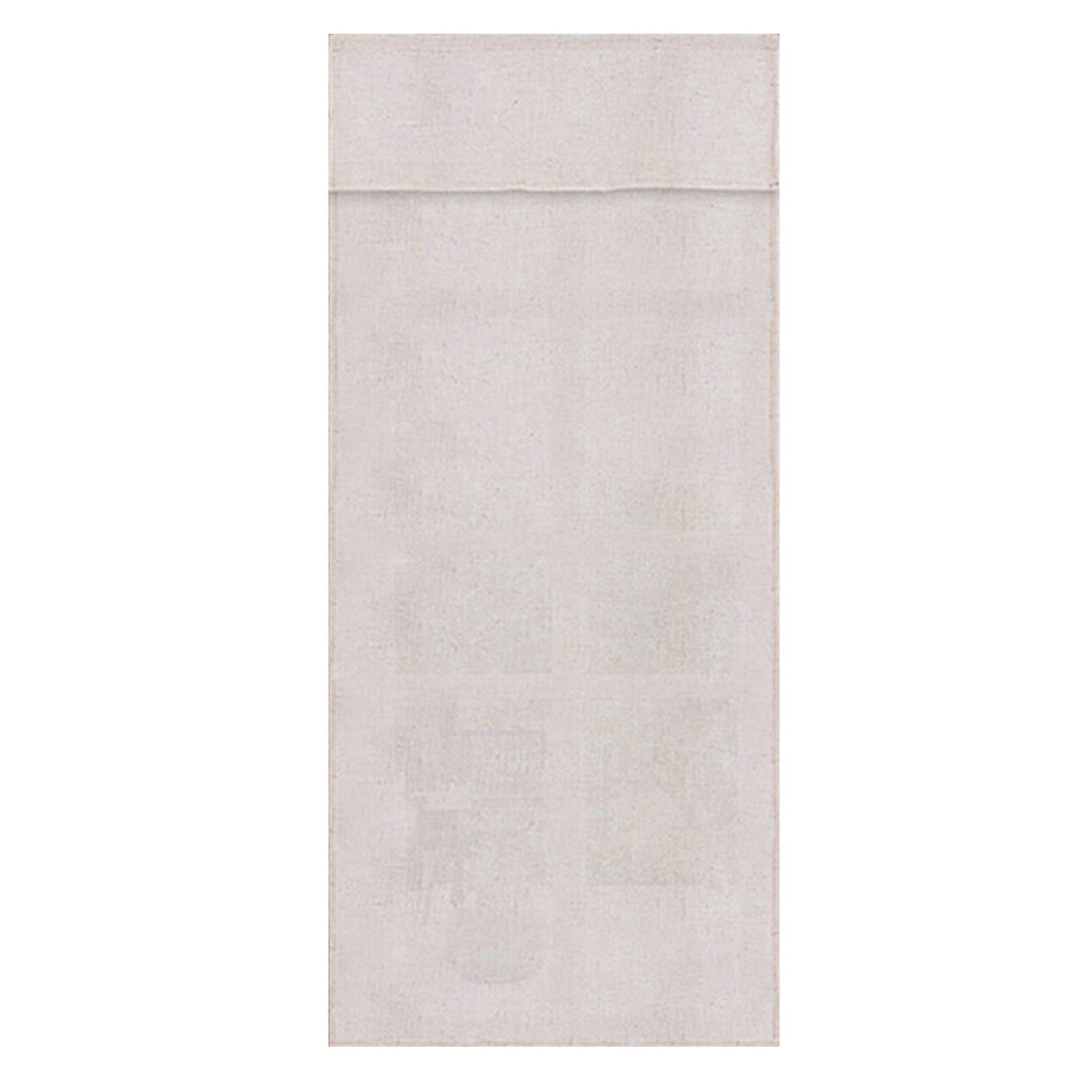 Blackout Door Window Curtain with Fastener Tape Light Filtering Non-Fading Machine Washable Front Door Curtain Decoration