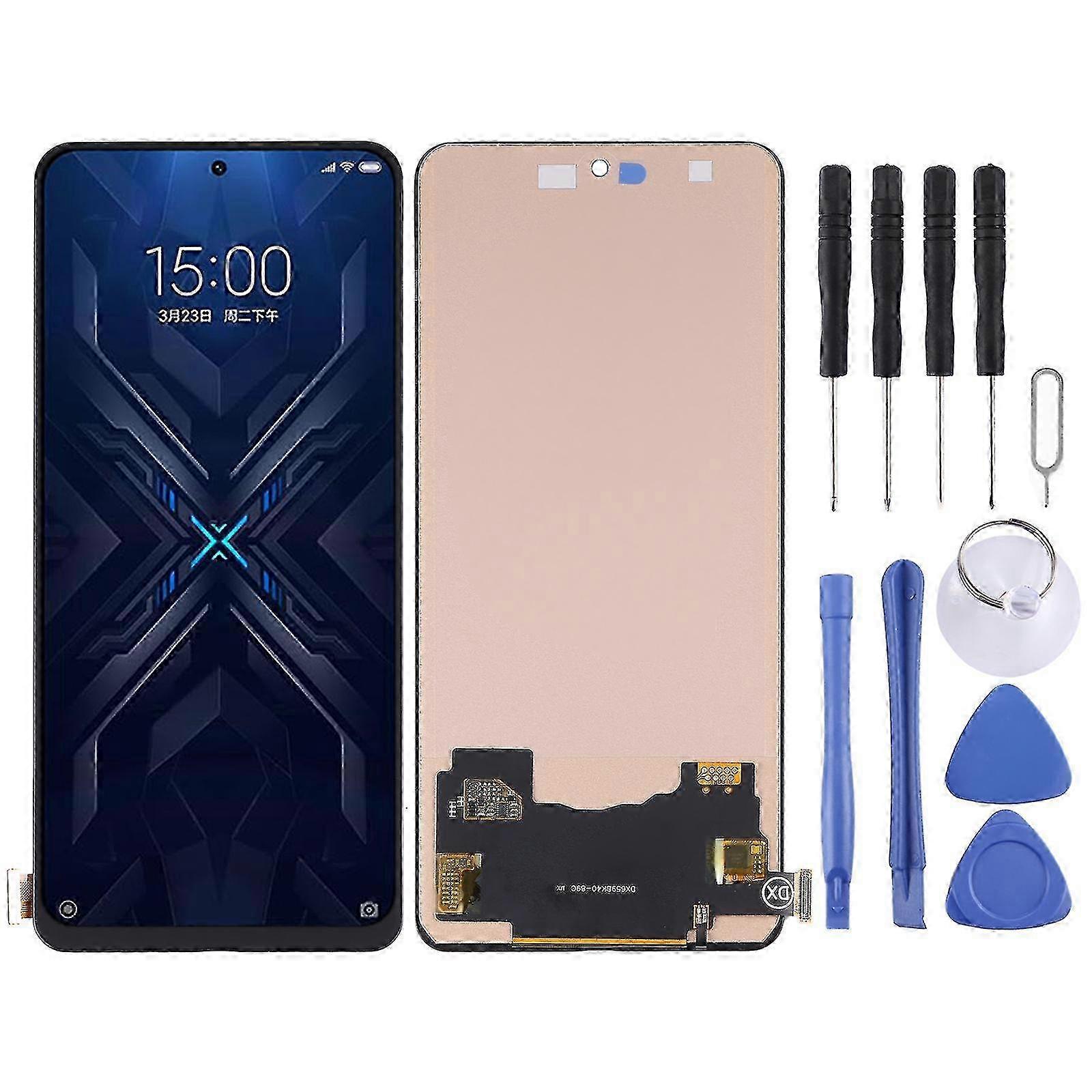 شاشة TFT LCD لهاتف Xiaomi Black Shark 4 / Black Shark 4 Pro مع محول رقمي تجميع كامل