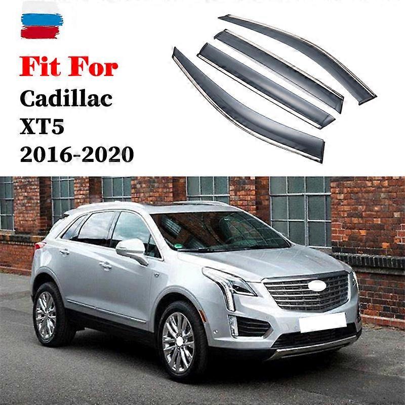 Window Rain Shield Side Window Deflectors For Cadillac XT5 2016-2020 Window Visor Car Wind Shield Sun Rain Visors Accessories