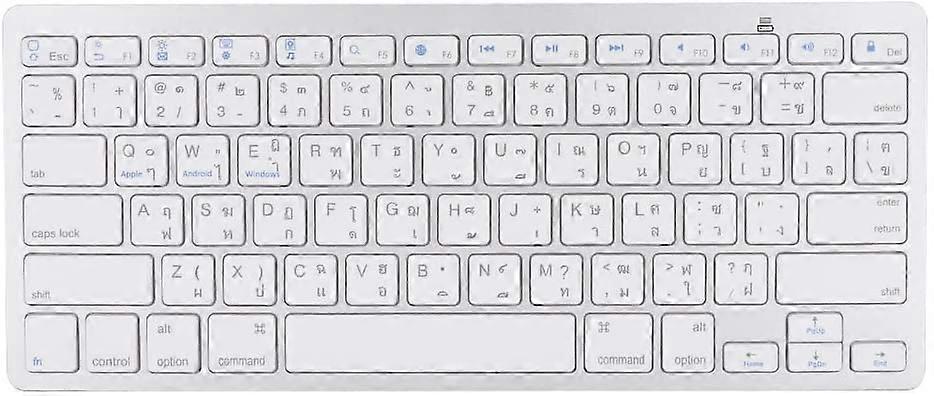 Multi Functional Ultra Slim Bluetooth Thai Wireless Bluetooth Keyboard,Ultra Thin Floating Butt