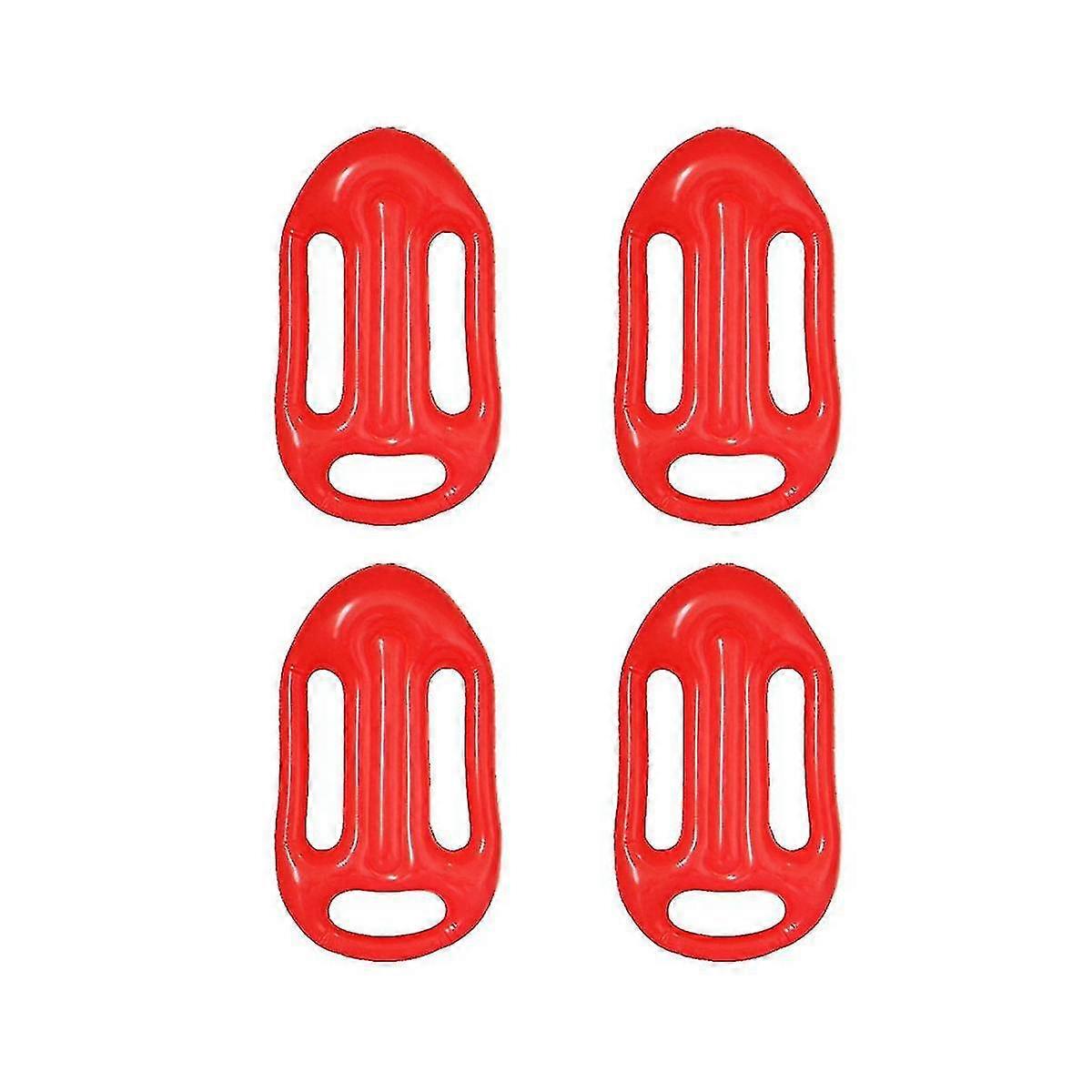 Beach Lifeguard Inflatable Floating Board Children Practice Swimming Surfboard Red Inflatable Float