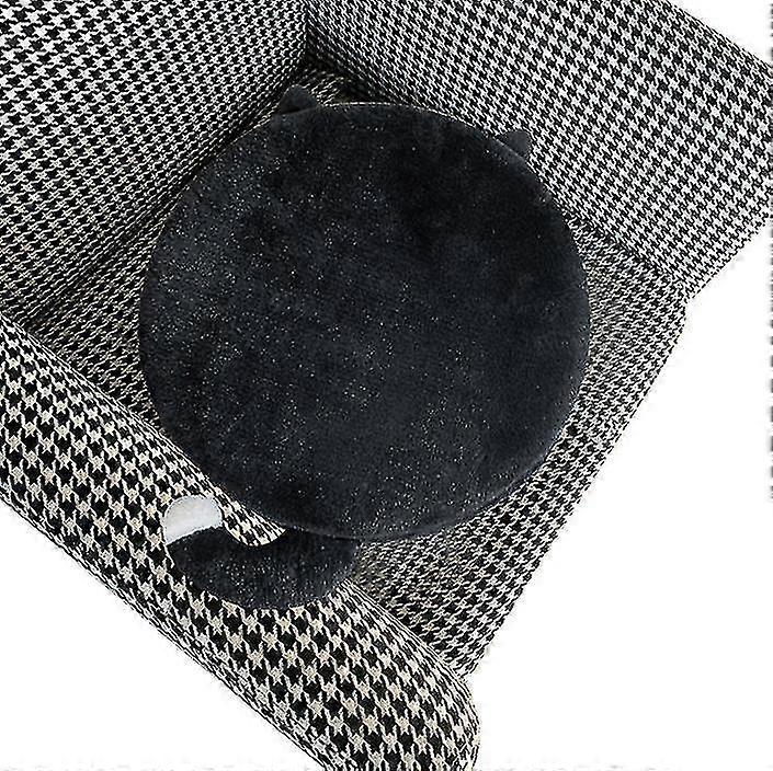 Faux Rabbit Fur Chair Pads Removable Washable Cushion Memory Foam Cute Cat Comfortable Butt PadMeow