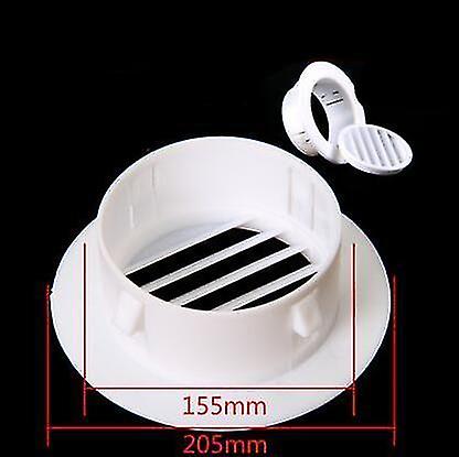 Väggtråd hål Plastskydd för luftkonditionering, dammskydd