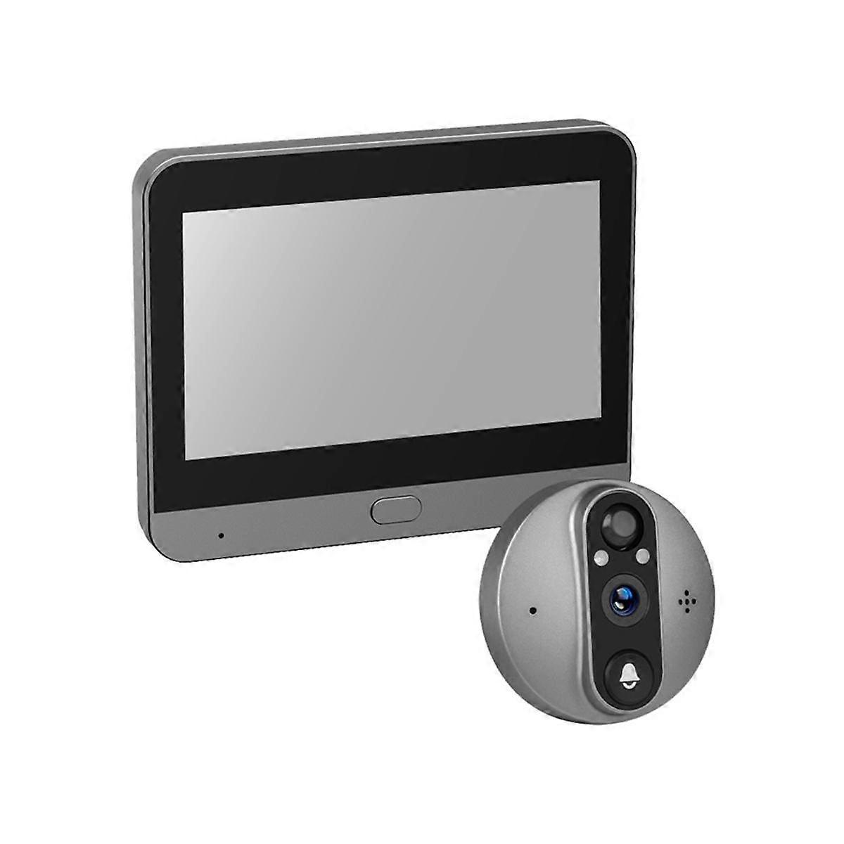 Tuya Smart Trådløs WiFi Video Dørklokke 3 Million To-vejs Intercom HD-overvågning TYPE-C Interface