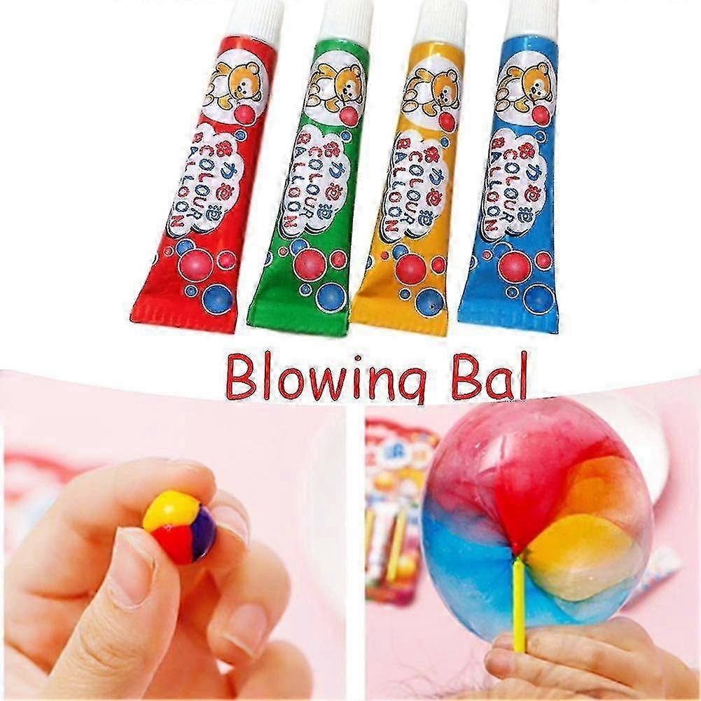 Magic Bubble Glue Toy Blowing Colorful Bubble Ball Space Balloon!