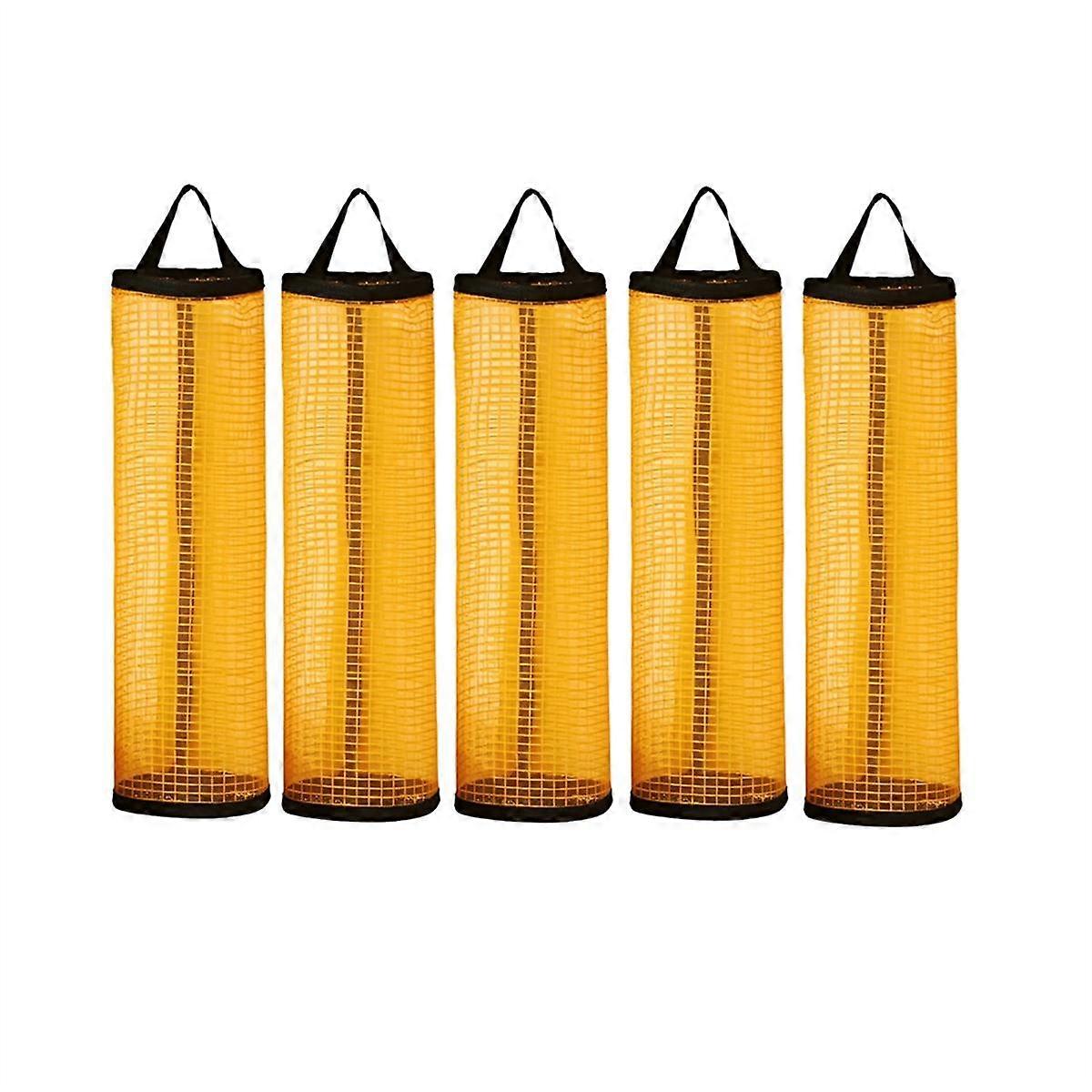 WallMounted Garbage Bag Kitchen Hanging Visual Storage Magic NoPunch PullOut Plastic Bag Storage