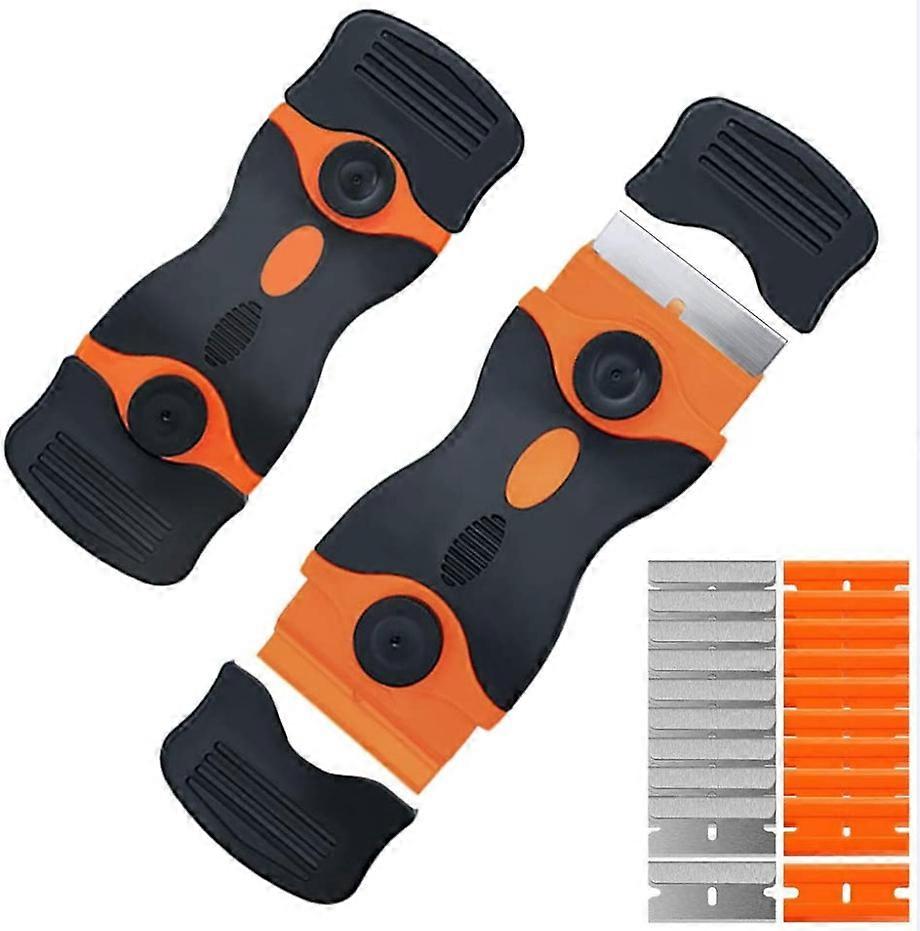 Ceramic Hob Scraper + 20 Blades, Multipurpose Glass Scraper Ceramic Hob Scraper for Window/Mirror/Floor Cleaning