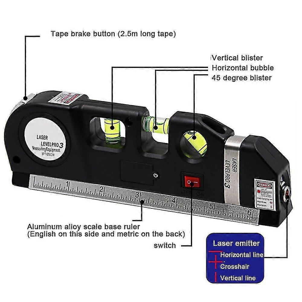 4 In 1 Infd Tape Purpose Line Tool