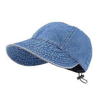 Summer Wide Brim Fisherman Hat Women Foldable Sunshade Visors Fisherman Cap Female Sports Bucket Cap
