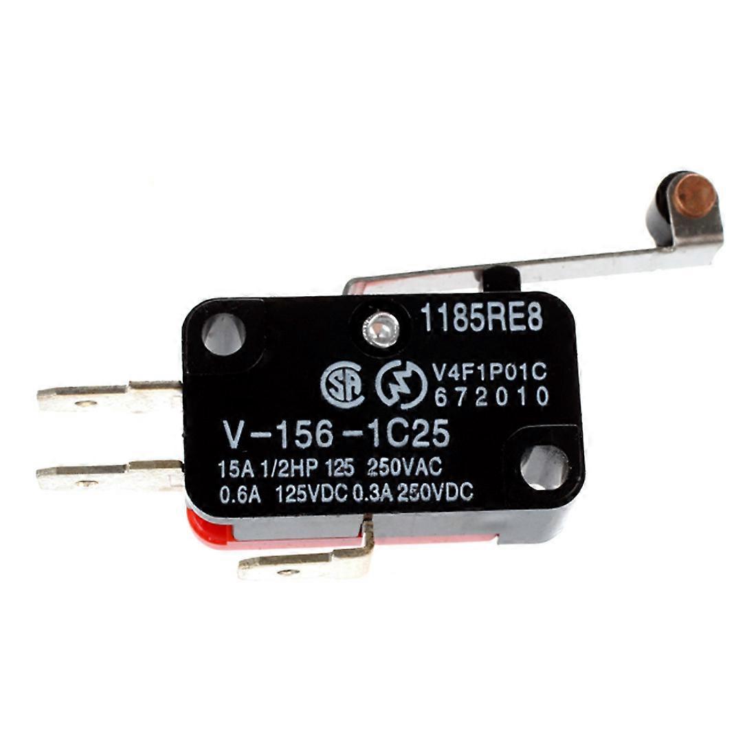 Mini-Endschalter Langer Scharnierrollen-Hebelarm SPDT Snap Action LOT - Rot und Schwarz