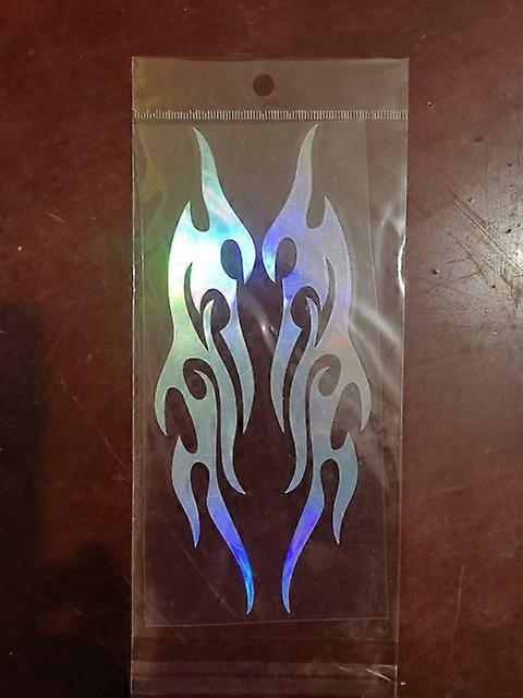 2Pcs Car Stickers Modified Flame Decals Scratches Motorcycle Bumper Hood Rearview Mirror Head Cover Sticker Car Styling Decor