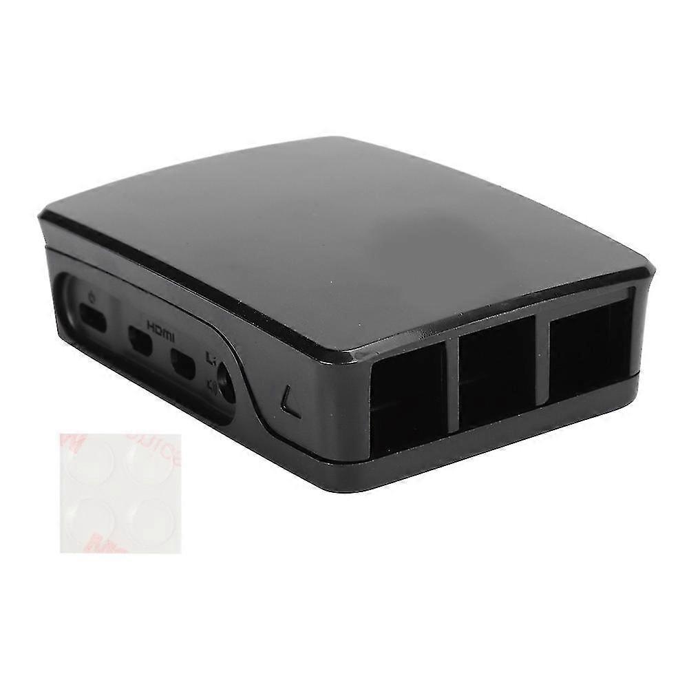 Protective Black ABS Case Enclosure Box for Raspberry Pi 4B