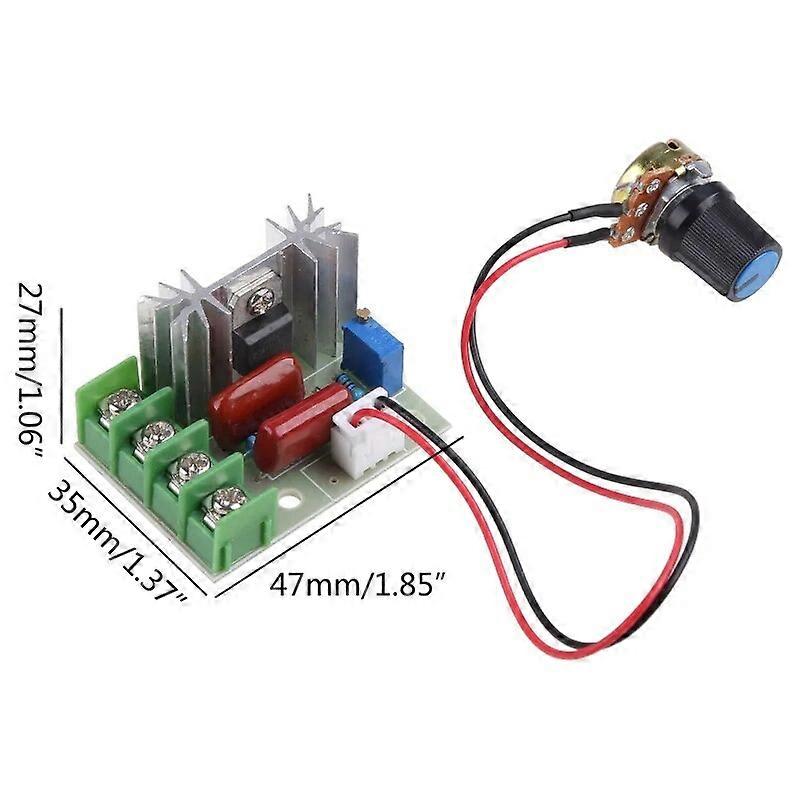 Régulateurs de tension haute puissance AC 220 V 2 000 W, 4 000 W, 5 000 W, variateur, contrôleur de vitesse SCR, alimentation électrique, régulateur électronique, thermostat
