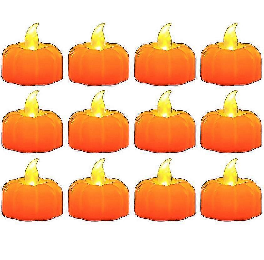 Halloween 12 Pack Led Pumpkin Lights