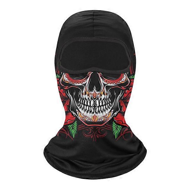 Outdoor Sunscreen Balaclava Motorcycle Skull Face Mask Quick-dry Riding Helmet Liner Cap Venom Ski Mask MTB Bicycle Headgear