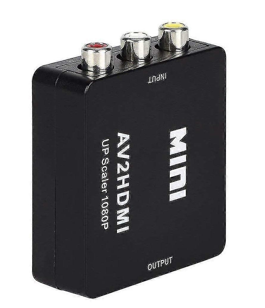 Unbrand 1080P Mini AV to HDMI Converter for TV/PC/PS3/STB/VCR/Camera DVD -ZHENV