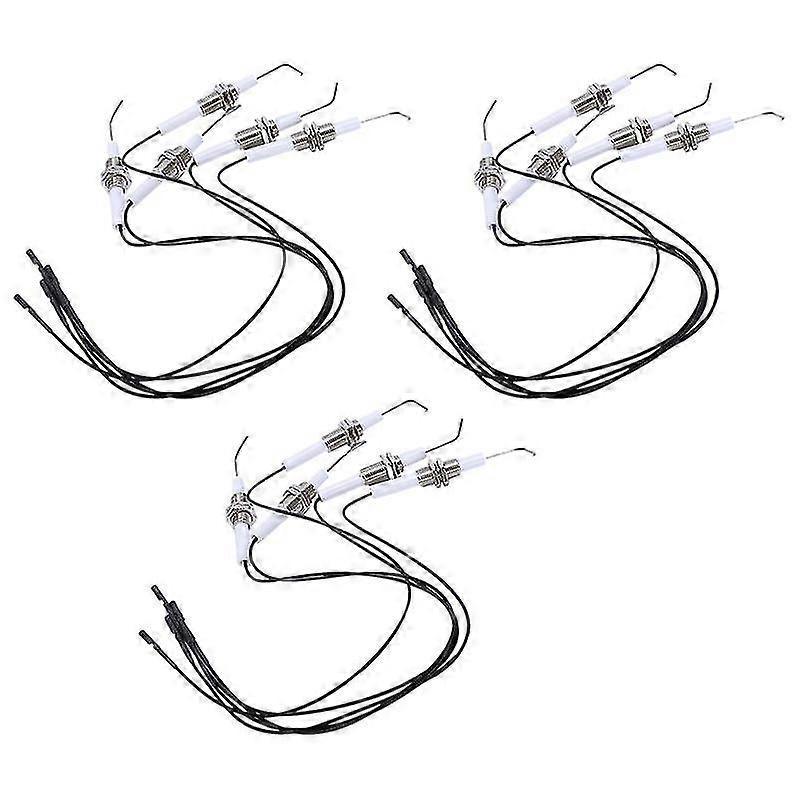 Ignition Part Plug Ceramic Electrode Igniter With Wire 30cm 15pcs/lot