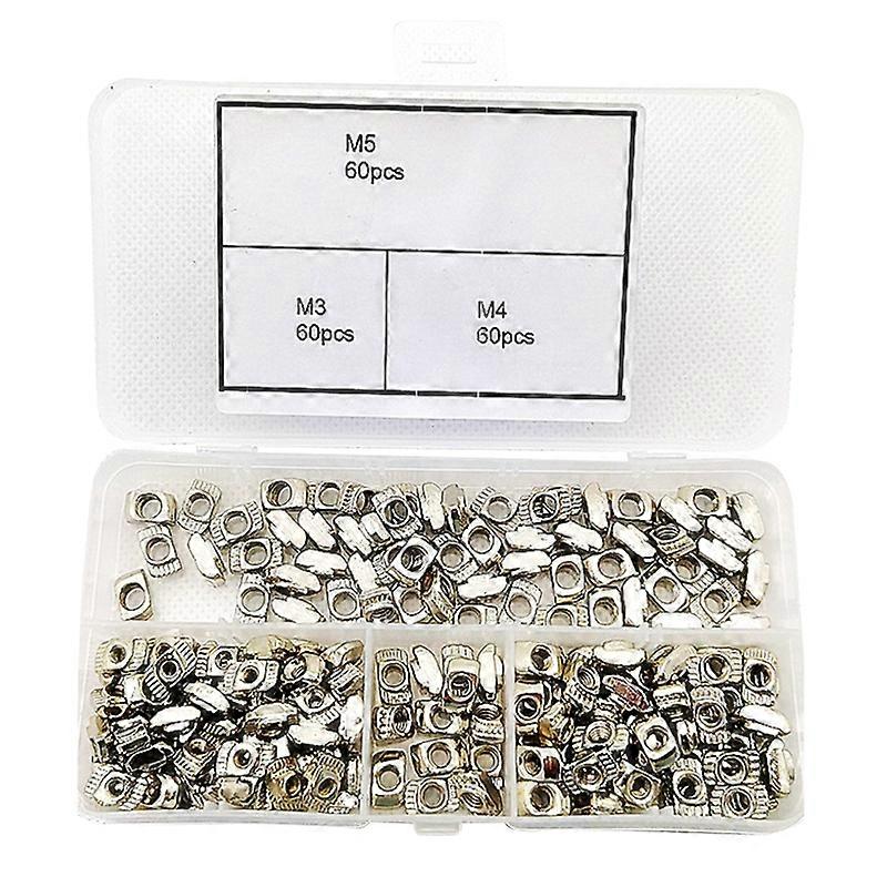 T Slot Nuts Assortment Kit High Quality Hammer Head Drop In Nut Set M3 M4 M5
