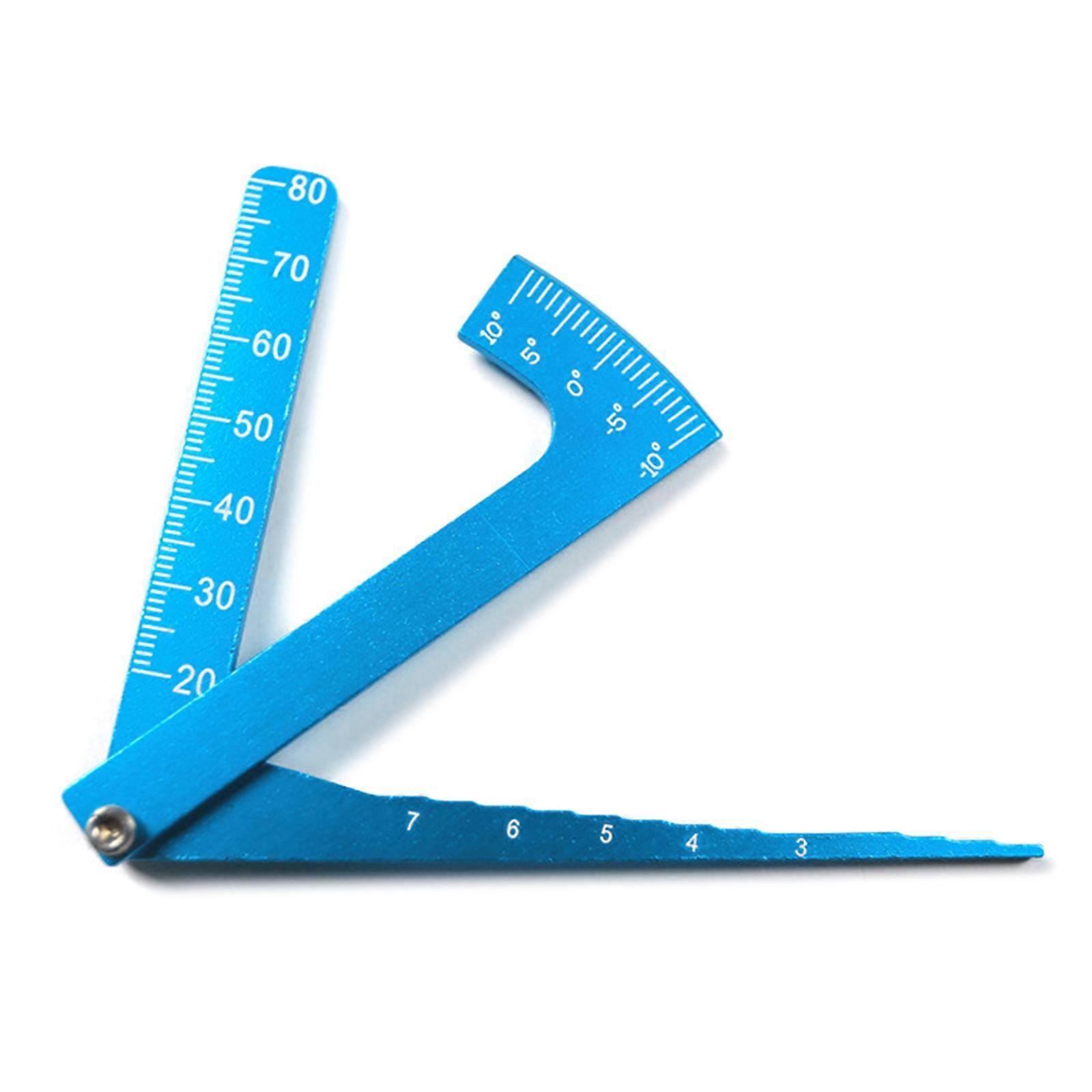 Metal 3 in 1 RC Scale Adjustable Measurement Wheel Height for Rim Camber Gauge A