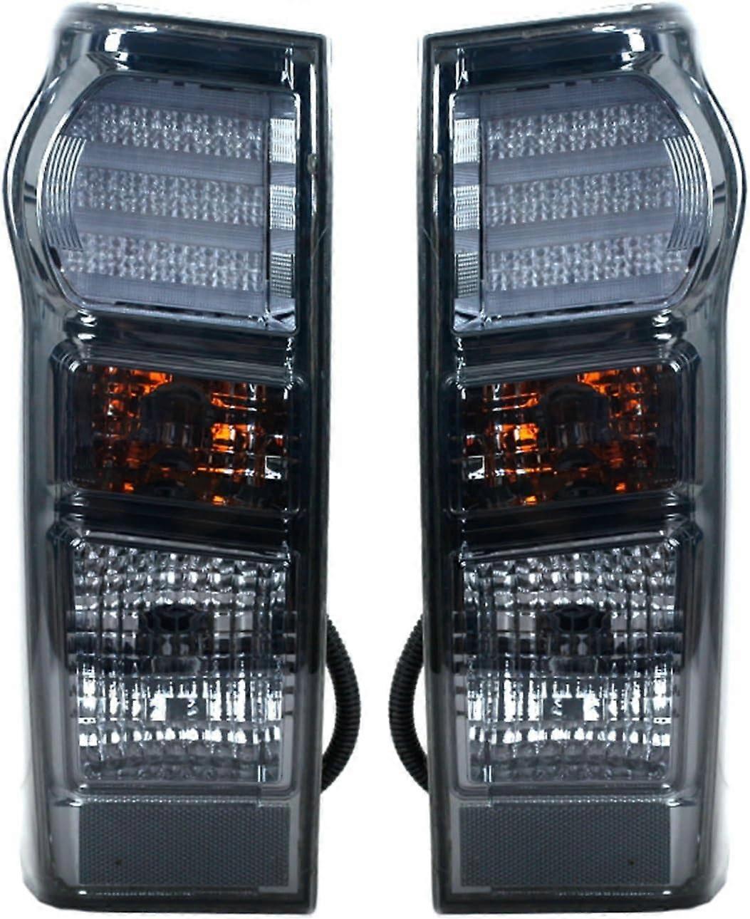 898125393 8961253983 Compatible with Isuzu Dmax Yukon Utah 2012-2016 Car Modified Smoked Brake Warning Light Rear Light Assembly (Color : Left)