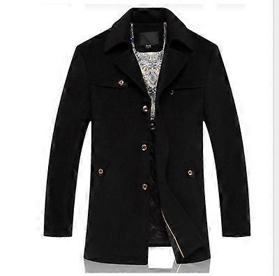 Cappotto corto di lana da uomo, giacca a vento da uomo, giacca