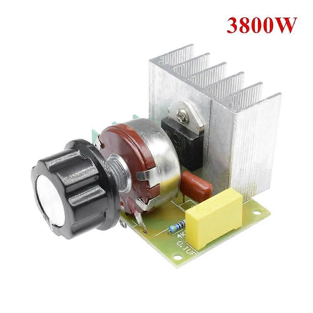 2000W 4000W Yüksek Güç Voltaj Regülatörü SCR Hız Kontrol Cihazı Elektronik Voltaj Sabitleyiciler Vali Termostat HR LED Dimmer