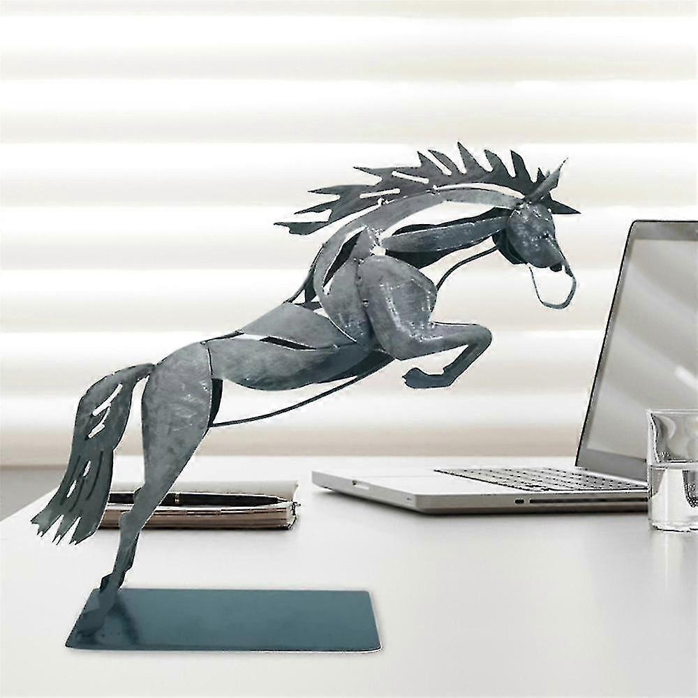 סוס להצלחה פסל הבית שולחן העבודה פסל ברזל יצירתי מתנה קישוט