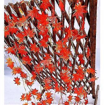 2.4m Simulation Ahorn Blatt String Herbst Home Decoration Bltter Girlande Knstliche  Ahornbltter Rebe Home Garden Dekorationen | Fruugo CH