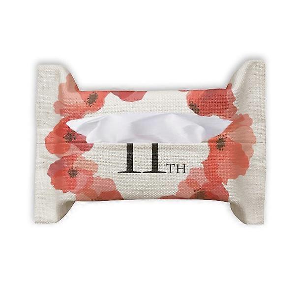 Corn Garland Remembrance Day UK Papir Håndkle Vev Pose Serviett Bumf