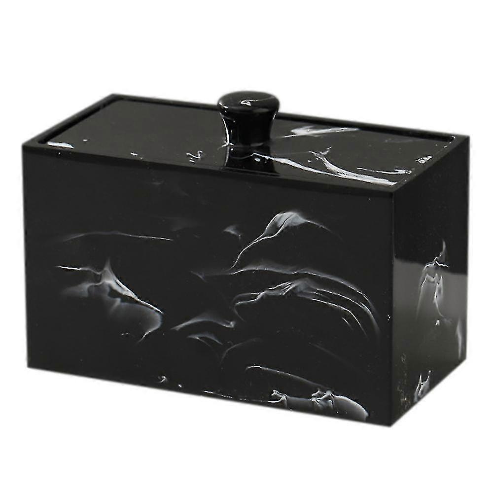 Marble Texture Resin Toothpick Holder Portable Toothpick Container 2