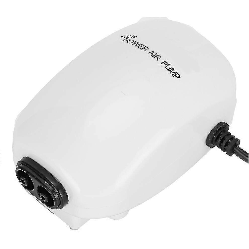 Aquarium Air Oxygen Pump Fish Tank Aeration Machine Silent Dual Output EU Plug 220240V