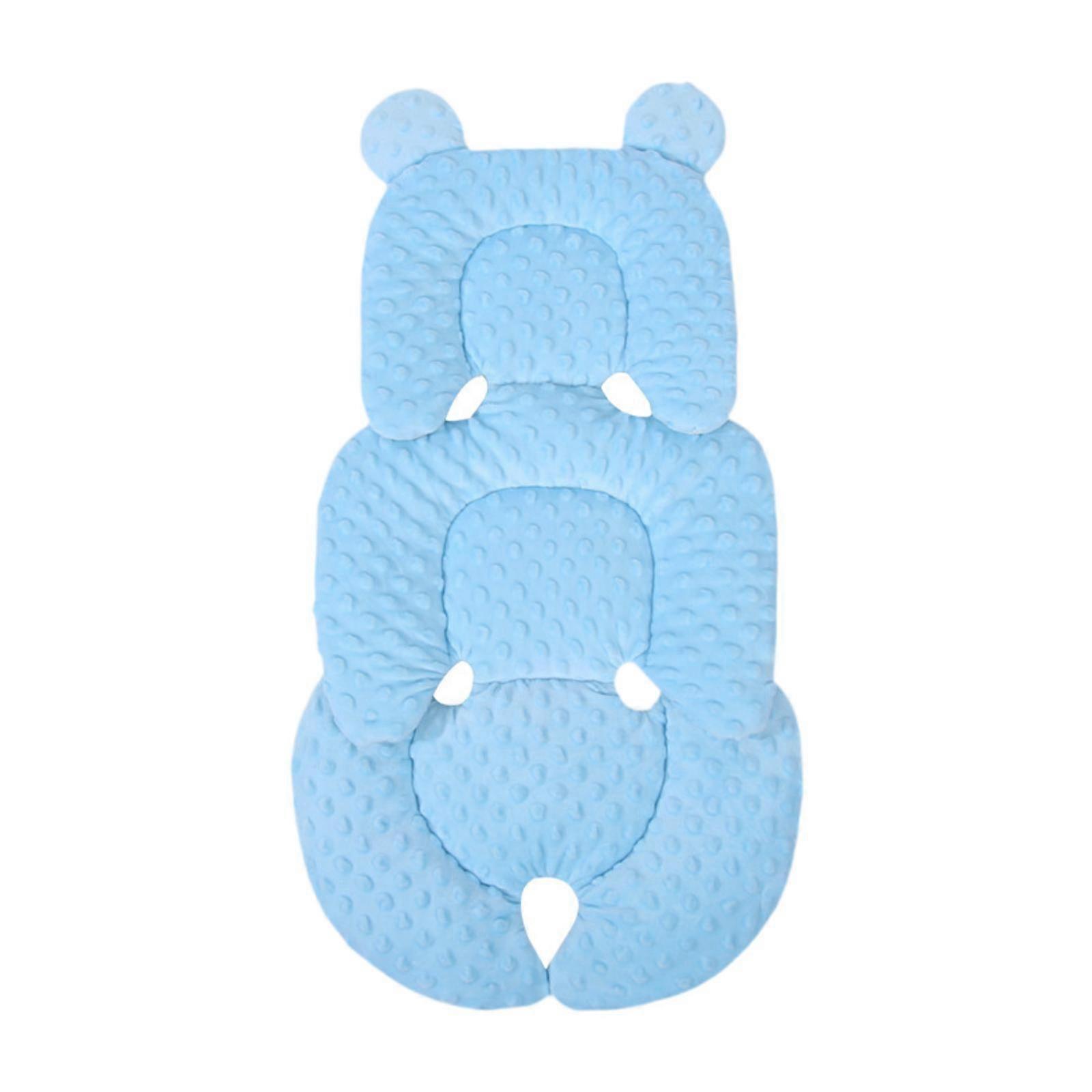 Seat Pad Liner Soft Padding Comfortable Seat Pads Cart Mat for Car Pushchair blue