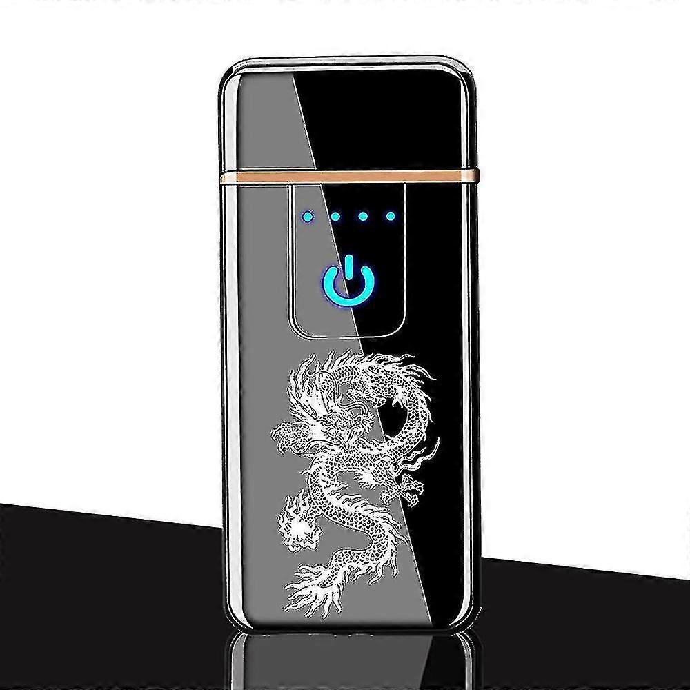 Usb Rechargeable Touch Sensor Lighter Portable Double-side Windproof Lighter