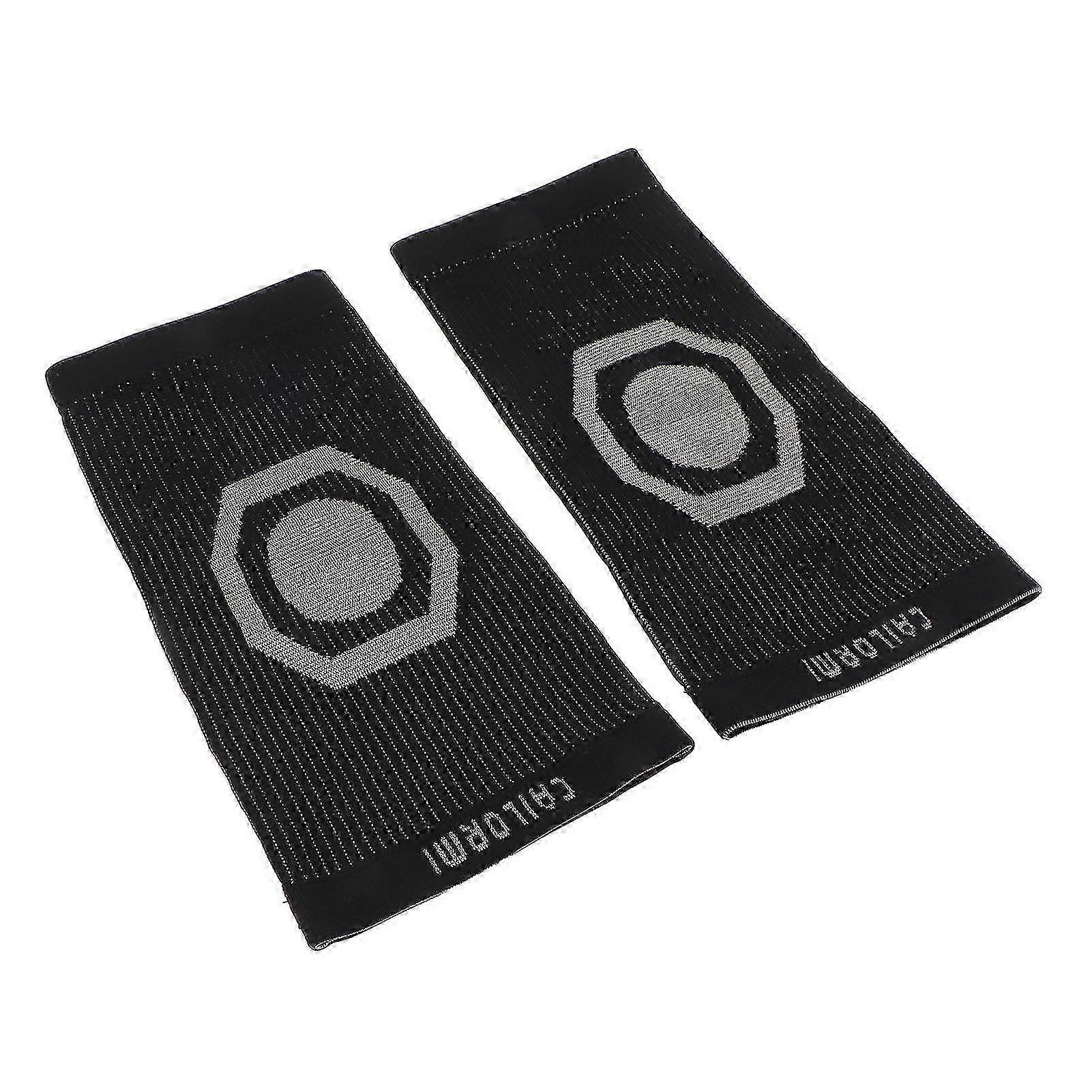 Graphene Knee Warmers 2pcs Soft Breathable Shock Absorption Kneepads for Elderly