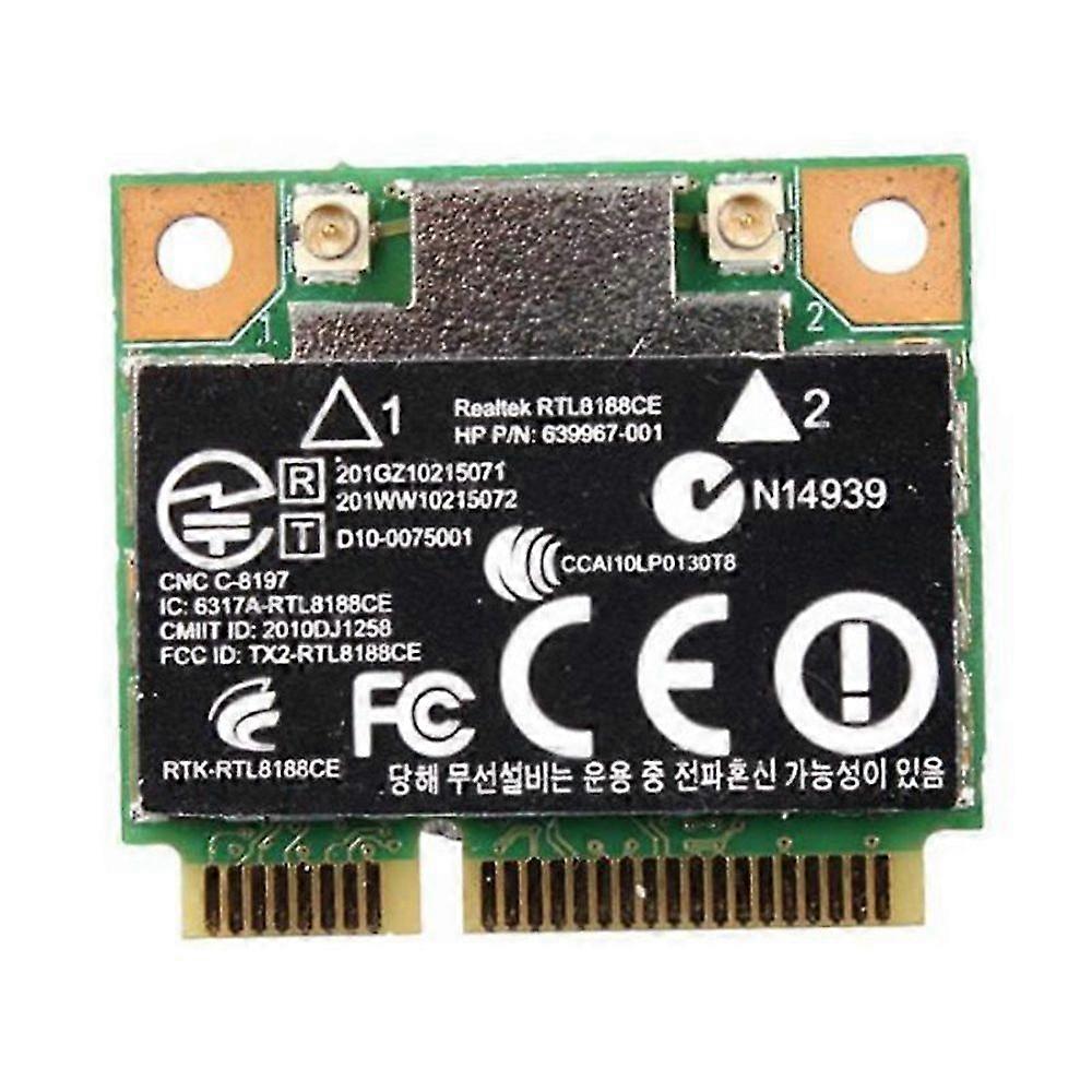 150Mbps WiFi Mini PCI-E Network Card suitable for Realtek RTL8188CE Wireless-N 802.11 B/G 640926-001 639967-