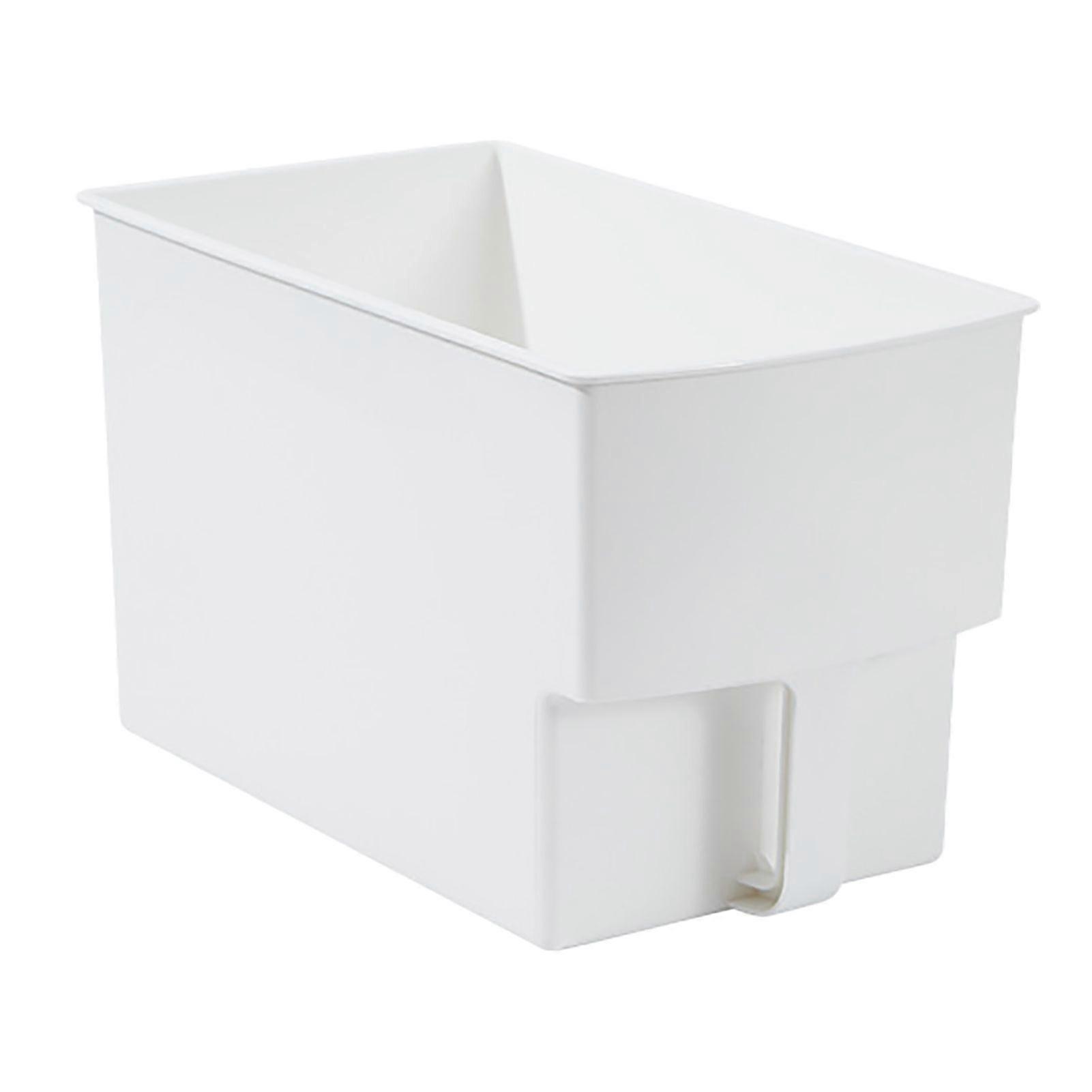 Cabinet Storage Box with Handle PP Plastic Organization Bin Multifunctional Drawer Container for Kitchen Bedroom