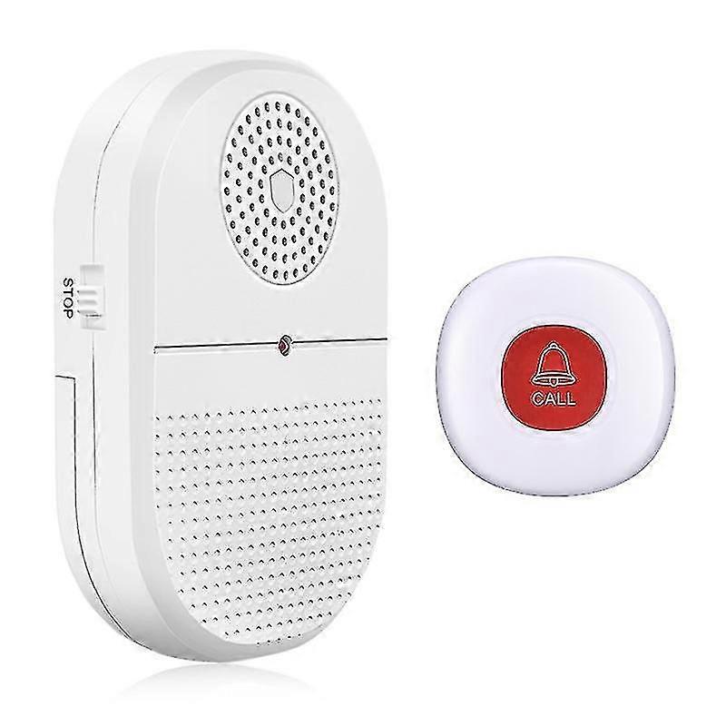 Elderly Emergency Call Button 1 Receiver + 2 Transmitter Pager Wireless Alarm System With Battery Elderly Alarm Sos Emergency Call Xinmu