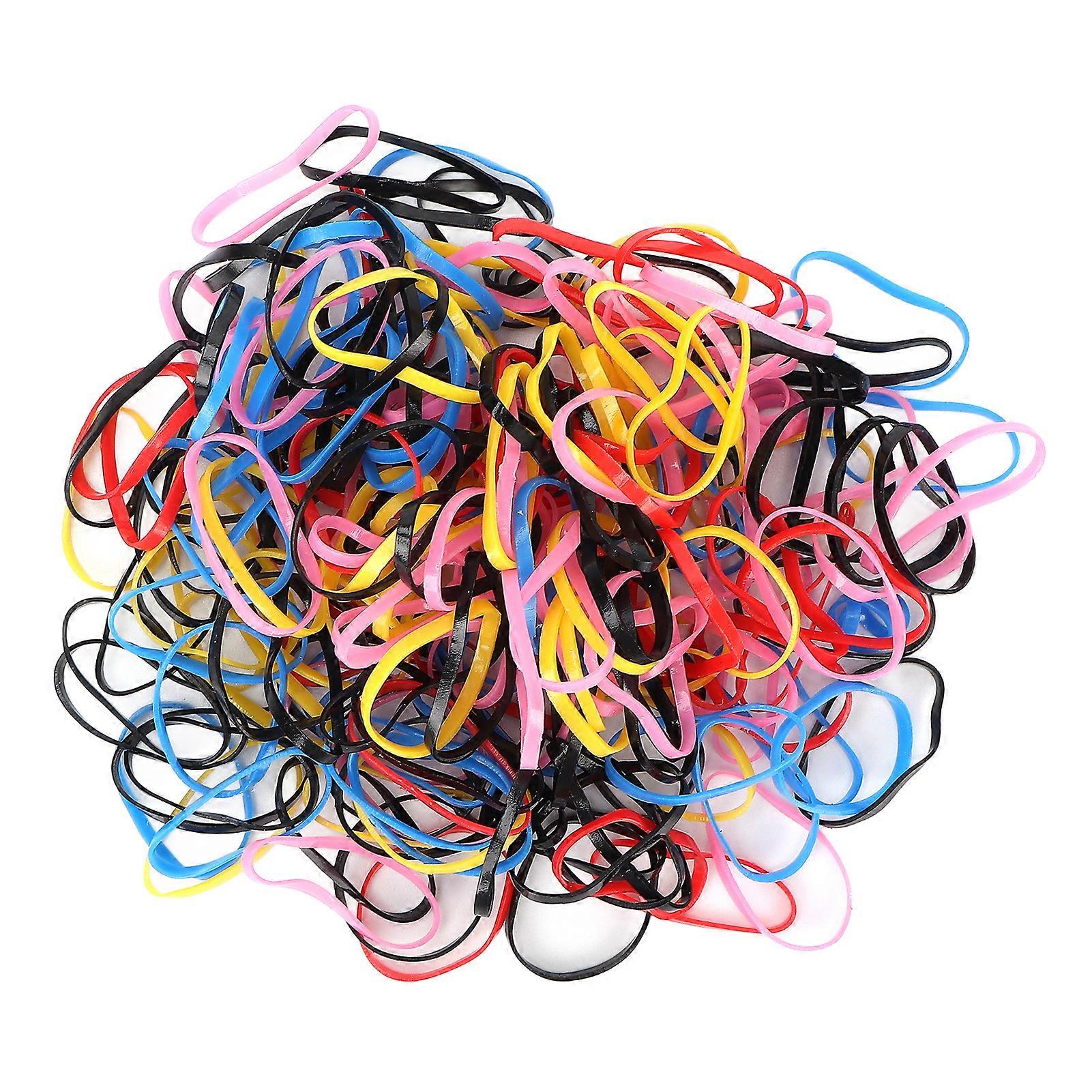 Rubber Bands Colored High Elasticity Strong Hair Loop Disposable Small Rubber Band