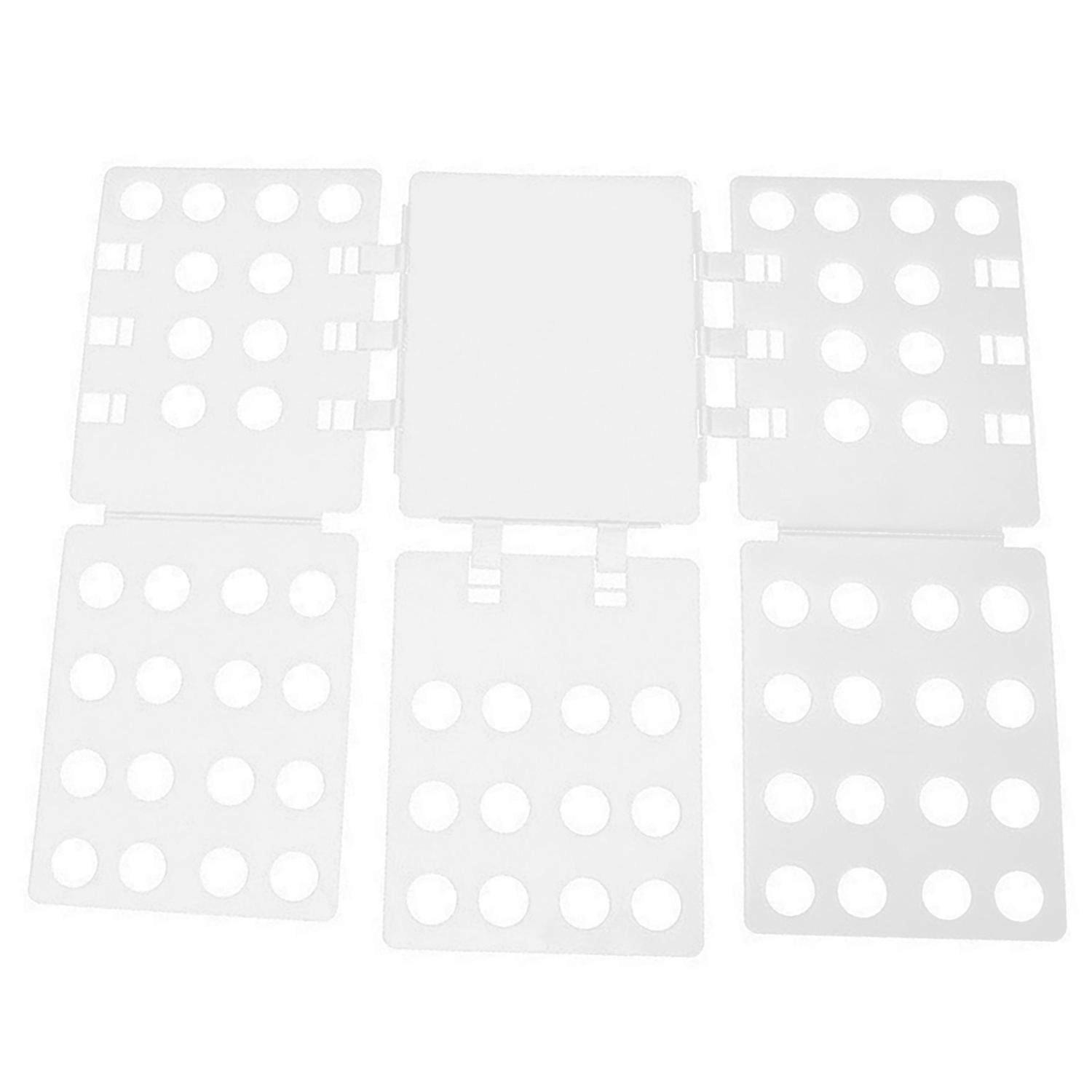 Shirt Folding Board Portable Home Large Folding Board Clothes Folder for Pants Shorts T Shirt White