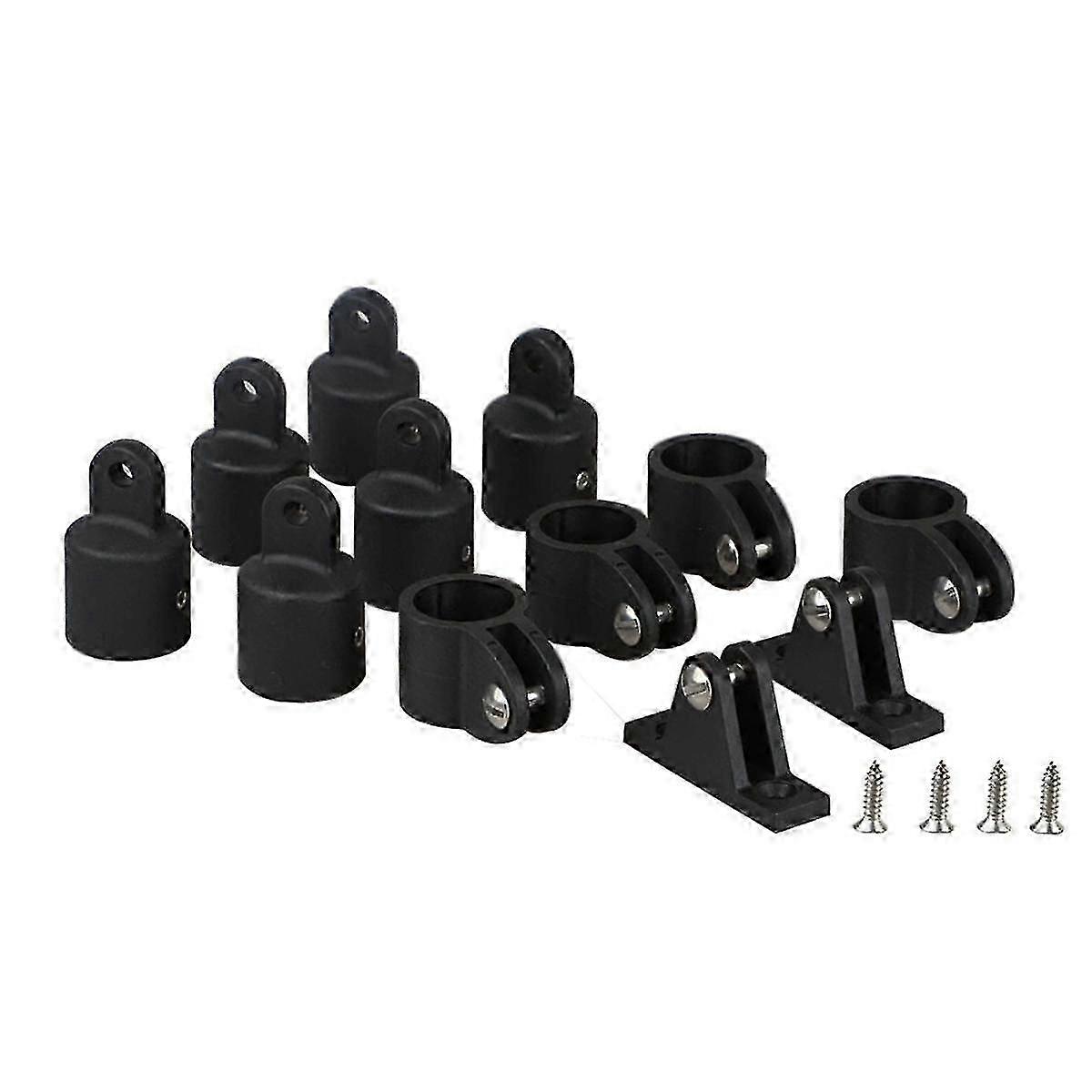 12pc 25mm Marine Canopy Deck Hinge Claw Sliding Eye End Fittings Hardware General Diy Tools Solid H