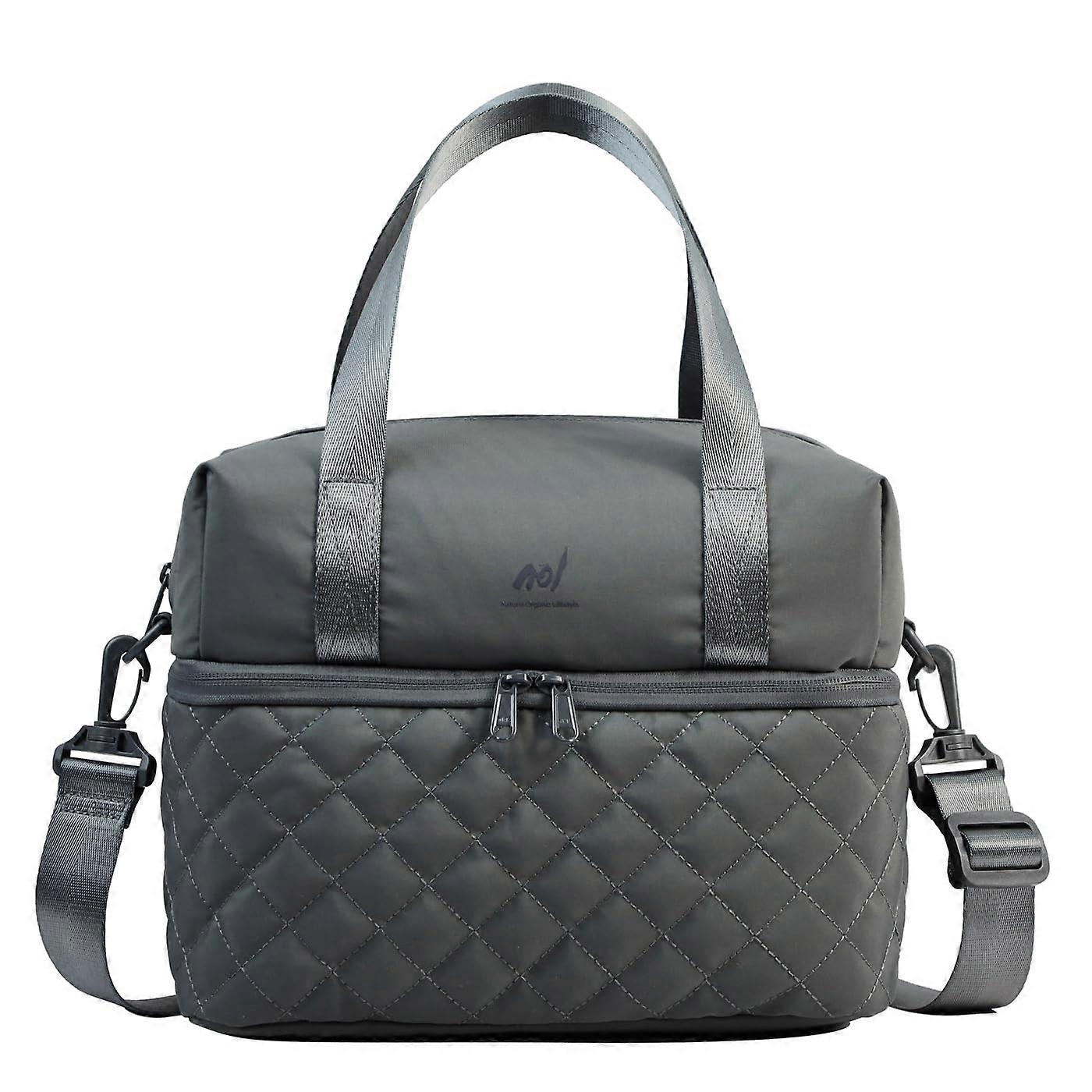 Medium insulated nylon lunch bag, leakproof