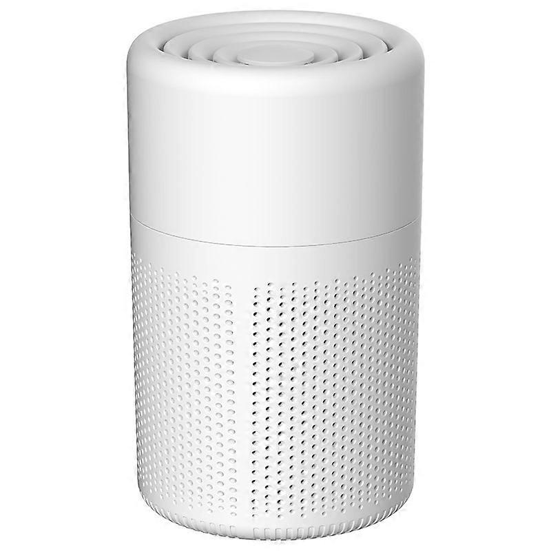 Mini Air Purifier for Bedroom and Car Use, Compact HEPA Filter, USB Powered, Quiet Operation, Portable Design
