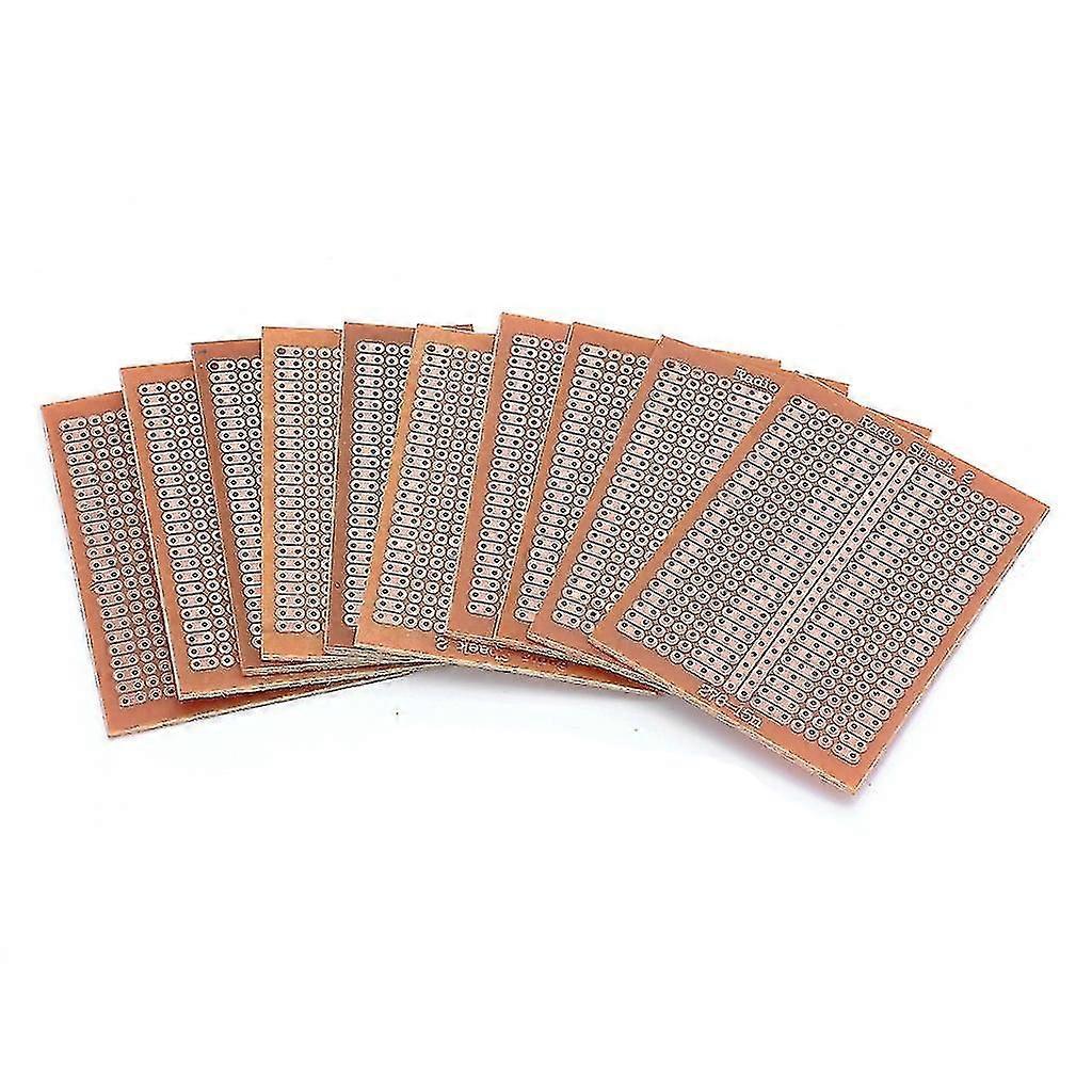 10 Pcs 5x7cm DIY Prototype Paper Pcb Universal Experiment Compatible avec Matrix Circuit Boa