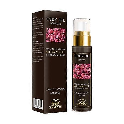 Sensual body oil with argan and moroccan rose 50 ml of oil