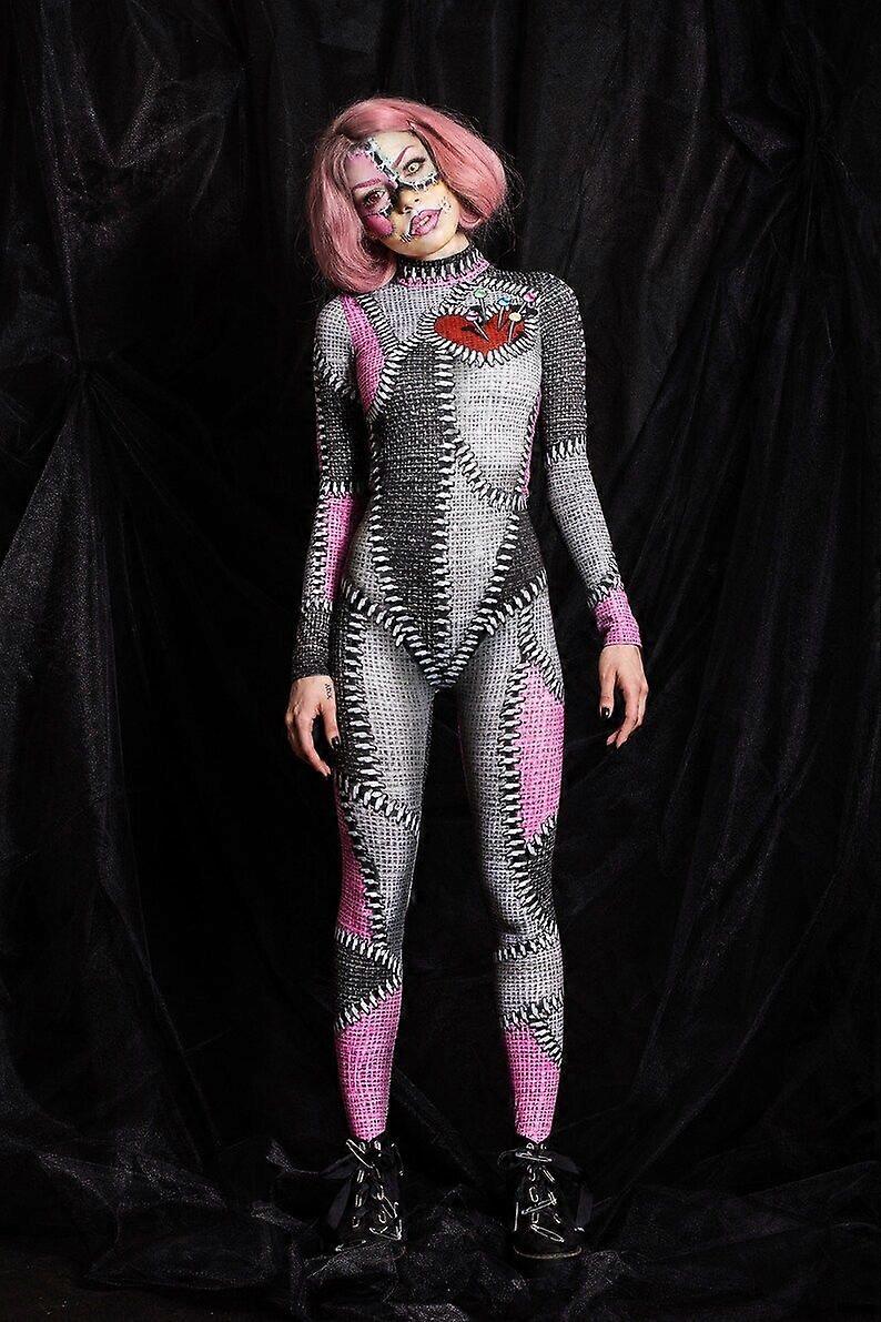 Voodoo Catsuit for Women Great for Christmas, Halloween, and
