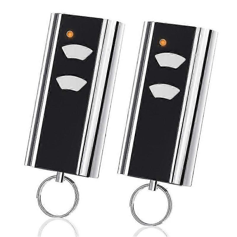 2-Pack Garage Door Replacement Remotes – Compatible with RCU 433-2K, 433.92 MHz