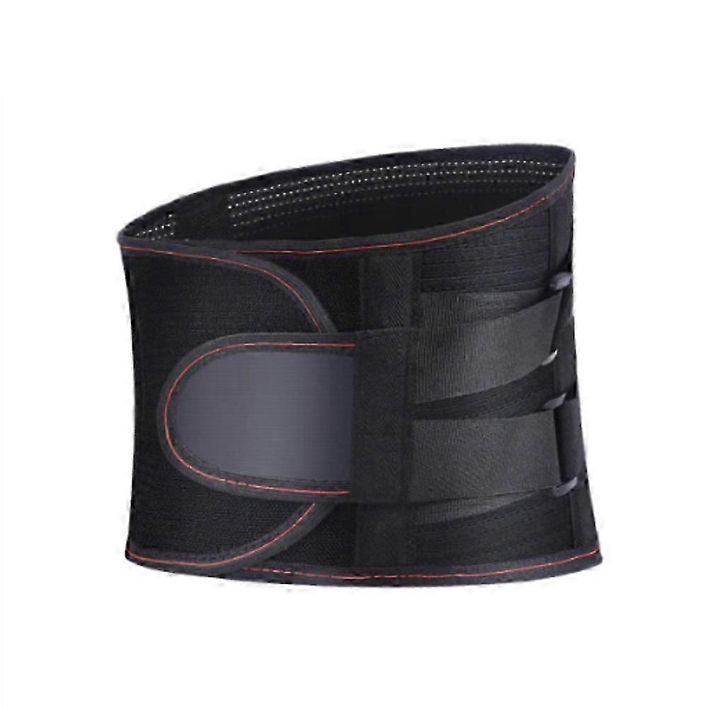 LUMBARMATETE - حزام دعم قطني لتقويم العظام مع ألواح فولاذية وعلاج حراري