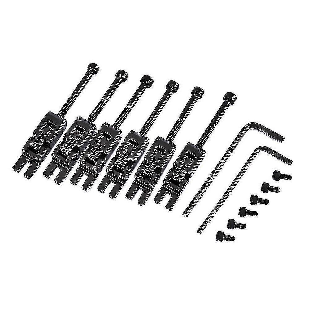 Floyd Rose Tremolo Bridge 6pcs Metal Locking Guitar String Saddles Replacement